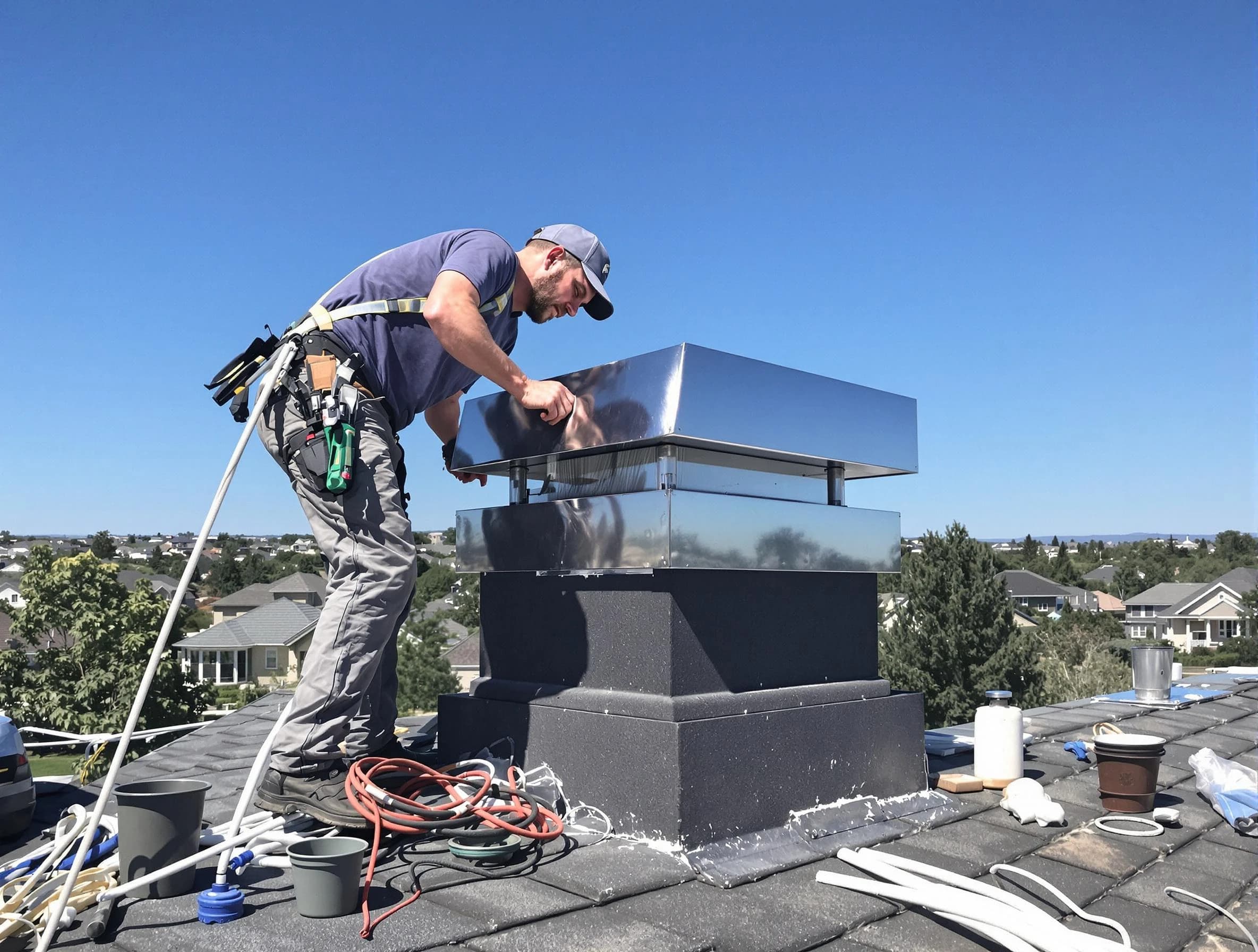 Chimney Cap Services service in La Cienega, NM